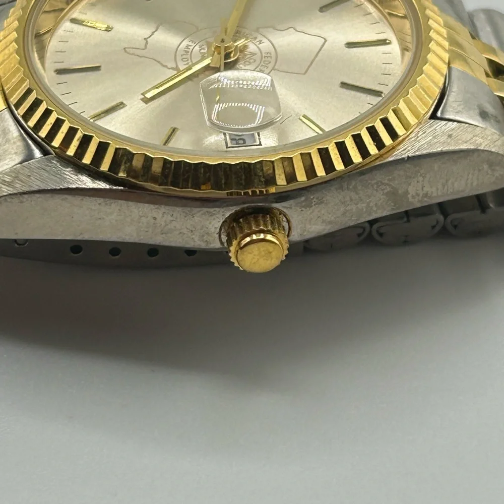 Men’s American federation employees Luxury Two-Tone Watch #621 running